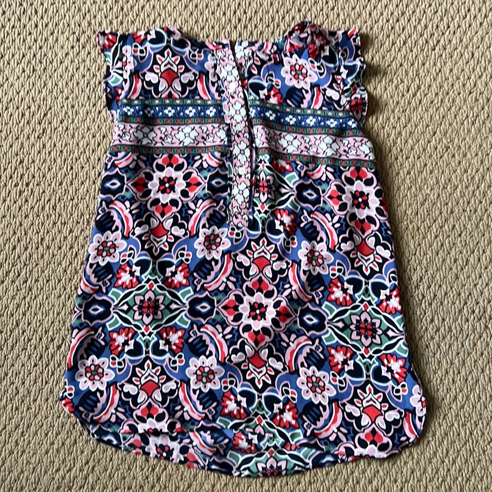 Loft multicolored blouse, size XS.